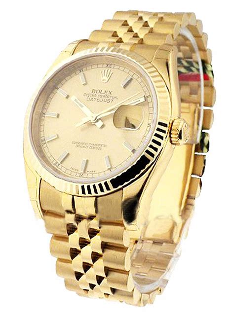 rolex datejust 36 full gold|Meer.